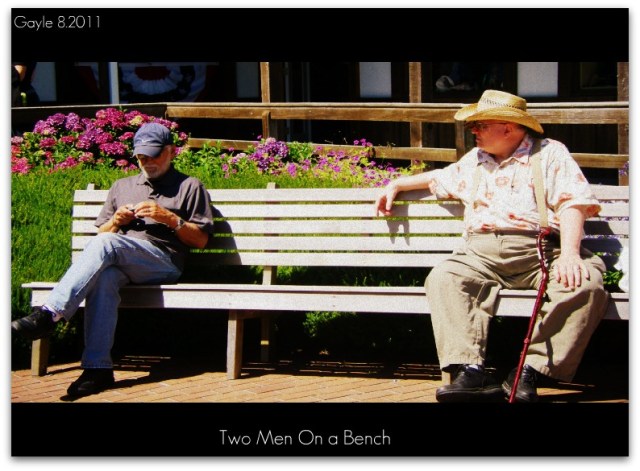 Two Men on a Bench